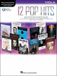 12 Pop Hits Viola Book with Online Audio Access cover